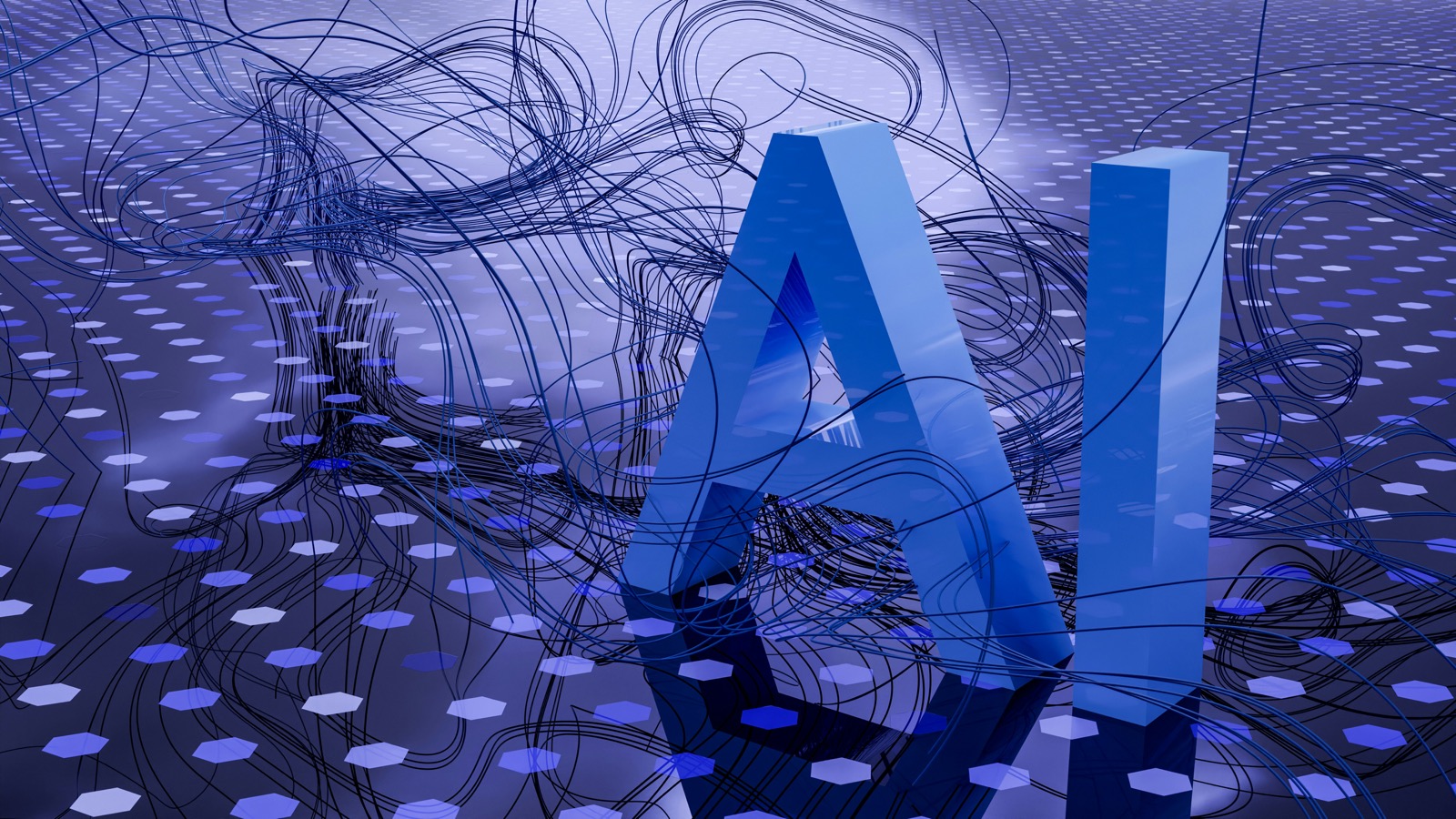 Illustration showing website lead capture and AI-assisted conversion paths